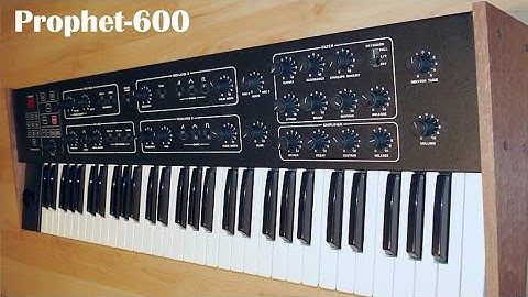 Sequential Prophet-600  Synthesizer - my favorite sound