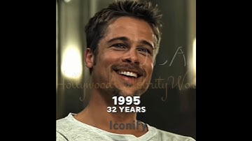 Brad Pitt evolution from 1988 to 2025 #bradpitt #evolution #fightclub #edit #tylerdurden #goviral