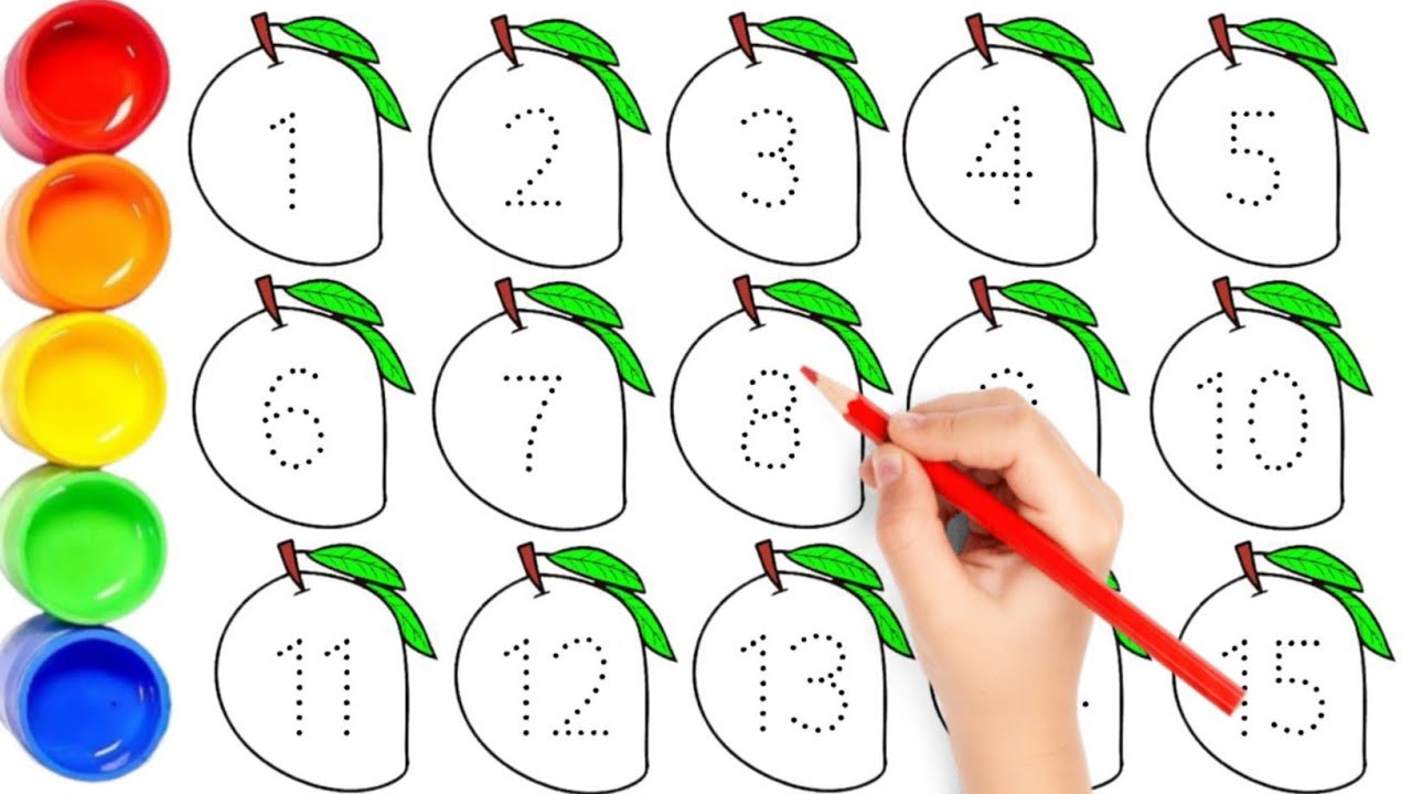 Считаем от 1 до 15 | Простое обучающее видео по математике для детей и малышей