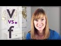 How to Say V and F | Pronounce V and F in English | American Accent Lesson