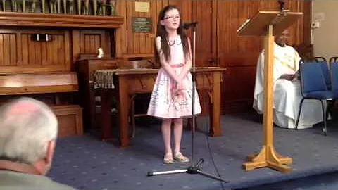 Isabella Morgan sings a Dream is a Dream