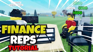 How to PROPERLY Use The FINANCE REP in Retail Tycoon 2