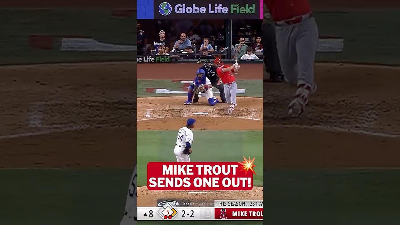 Mike Trout destroyed this ball in his return from the IL! 🔥