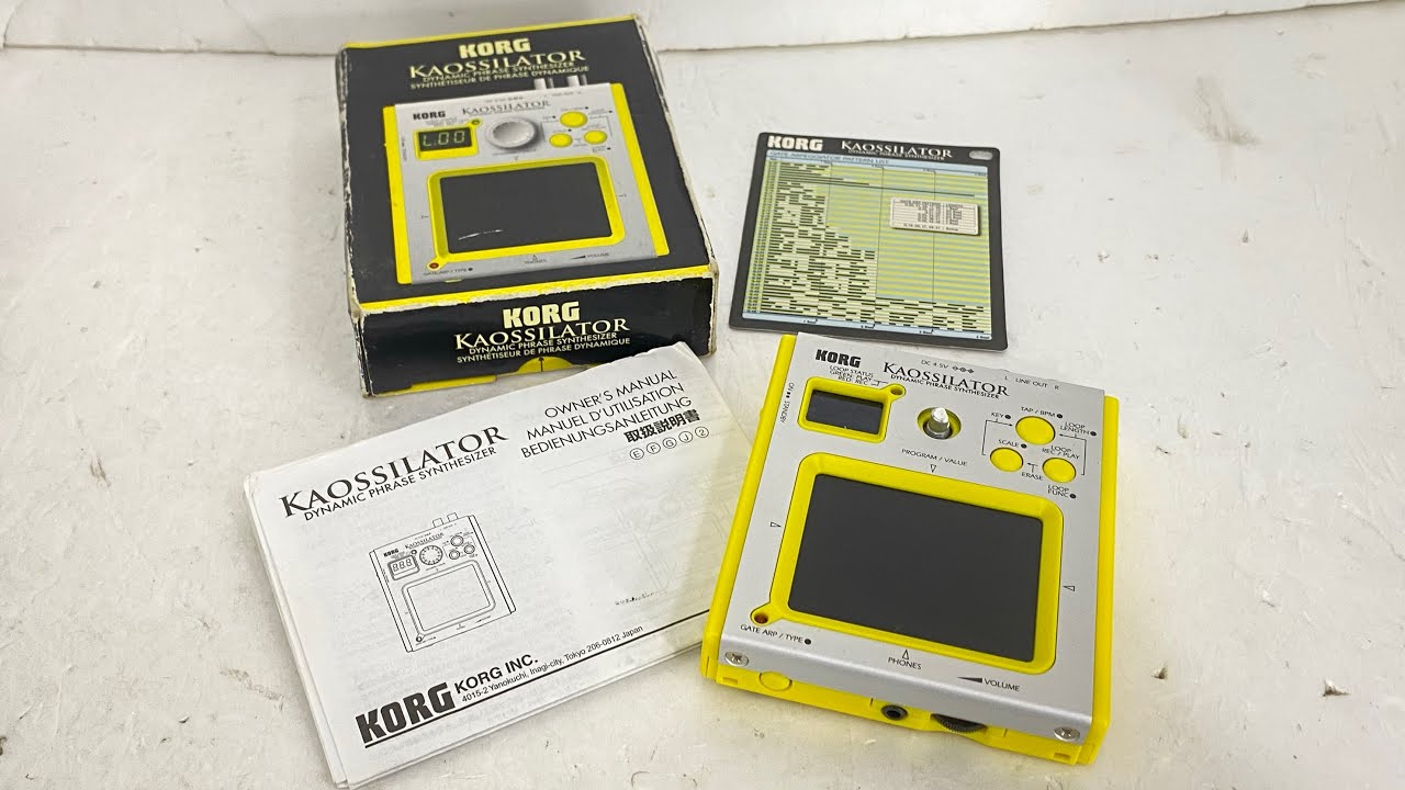KORG KAOSSILATOR カオシレーター　コルグ KORG KAOSSiLATOR コルグ カオシレーター KORG Kaossilator for