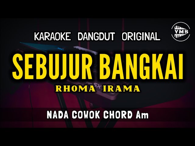 SEBUJUR BANGKAI - RHOMA IRAMA || KARAOKE DANGDUT ORIGINAL || NADA COWOK class=