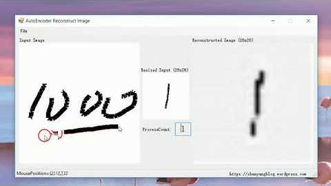 Tensorflow: AutoEncoder Reconstruct Image