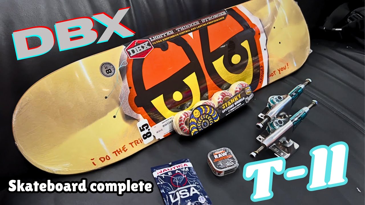 Very Expensive Skateboard Set Up with DBX Board and T-II Thunders