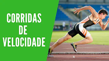 Quais são as provas de velocidade do atletismo?