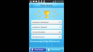 Android iPhone iPad educational app QVprep Grade 10 Math English app video Practice Test 5 screenshot 5