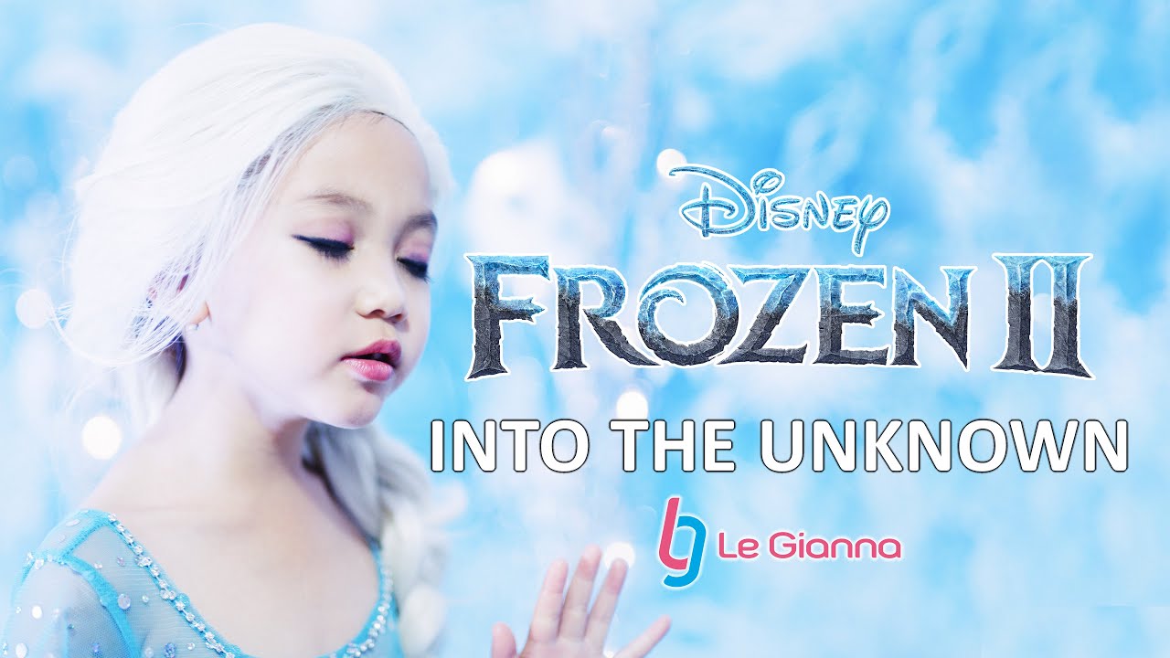 Into The Unknown - Frozen 2 - Disney Music Video Cover by 6 Year