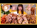 쫀득쫀득 촉촉한 족발 마늘족발 막국수랑 먹방!! mukbang eating show