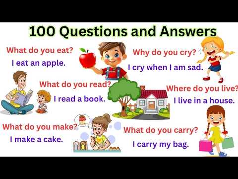 100 Easy English Questions and Answers | Daily English Speaking Practice for Beginners|English Story