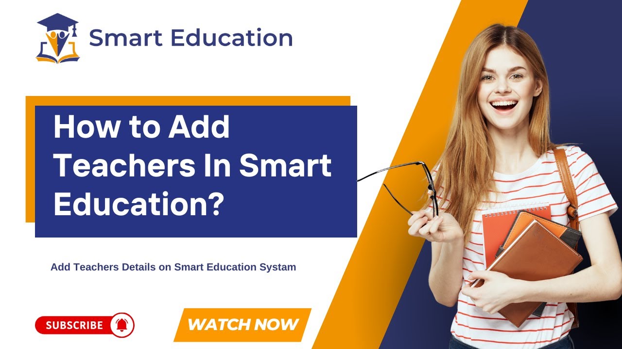 How to Add Teachers in Smart Education? - YouTube