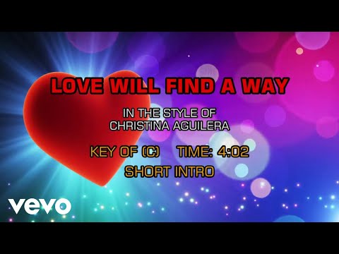 Video thumbnail for Christina Aguilera - Love Will Find A Way