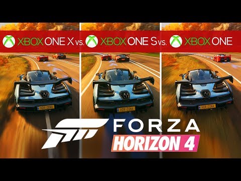 Forza Horizon 4 Comparison - Xbox One vs. Xbox One S vs. Xbox One X