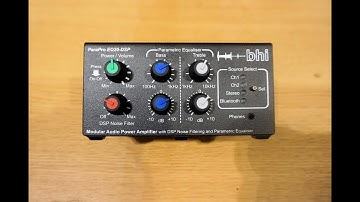 Very quick review of a BHI ParaPro EQ20-DSP Fileter and Power Amp