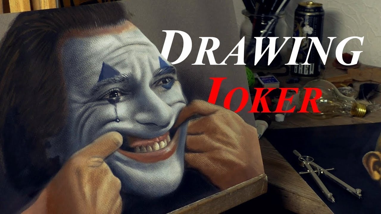 ⁣Drawing the Joker - Joaquin Phoenix