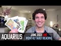 ♒️ AQUARIUS June 2021 Live Extended Intuitive Tarot Reading & Meditation by Nicholas Ashbaugh