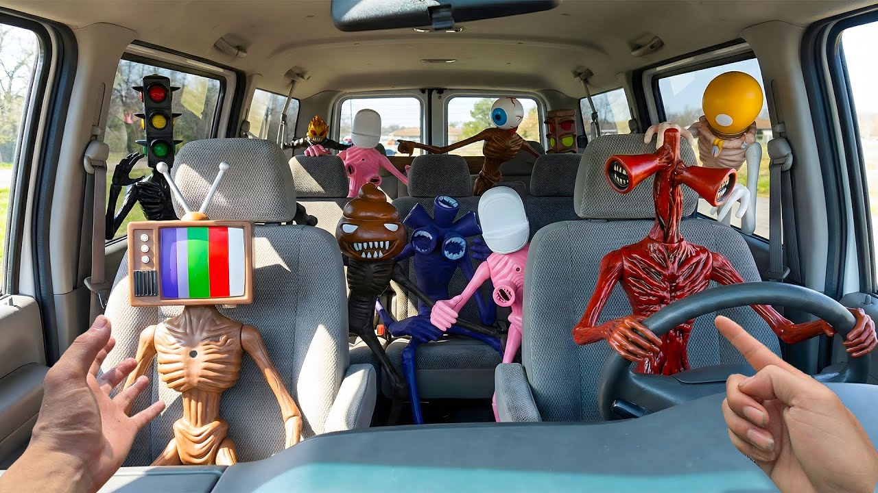 Car Search Challenge: Can You Spot ALL Siren Head? 🚗