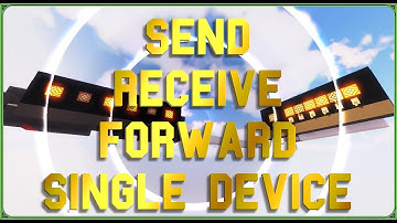Serial Transceiver: Send, Receive & Forward Data in a Single Device | Minecraft 1.13+