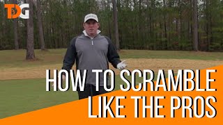 How To Scramble Like The Pros - Golf Tips with Tyler Dice Golf
