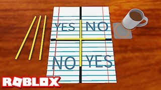 CHARLIE CHARLIE CHALLENGE IN ROBLOX