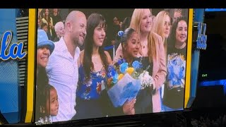 UCLA superstar gymnast Chiles is honored on Senior Night (her last ever home meet) - March 14, 2026