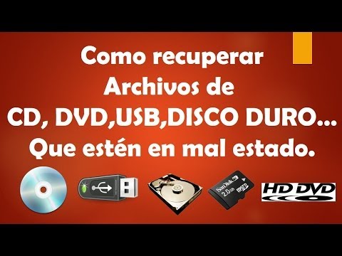 Video: Cómo Recuperar Archivos Borrados De La Unidad De DVD