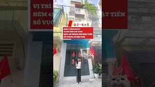 NGUYỄN ĐÌNH CHIỂU TTQ3 KHU HIẾM NHÀ BÁN HẺM 4M GẦN MẶT TIỀN,6 TẦNG BTCT CHỈ 6.8 TỶ #kimanhnhathat