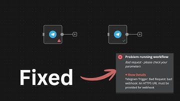 This is the easiest way to connect n8n to Telegram from Local Host with Ngrok https webhook