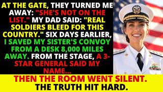 At My Sister's Ceremony, I Wasn't On The List—until The General Said: Lieutenant Reyes, Would You