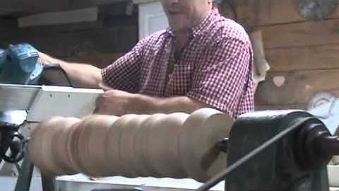 Woodworking Screw Up!! Floating Skillsaw lathe copier video 2