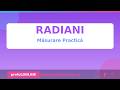 RADIANI - Măsurarea Unghiurilor: Demonstrație Practică