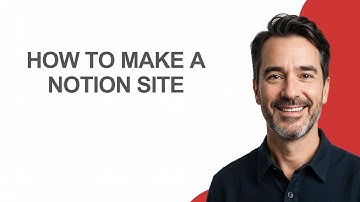 How to Make a Notion Site - KevinHowTo