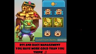 Lords Mobile - RSS and Bags management - You're richer than you think!  F2P guide - tips and tricks