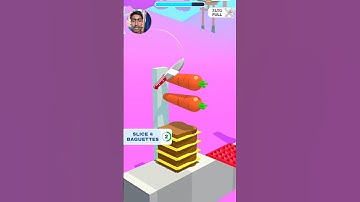 Slice It All Gameplay! Satisfying ASMR slicing game Level 161 #sliceltall #shorts