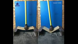 Plantd Hemp OSB Sledghammer Test