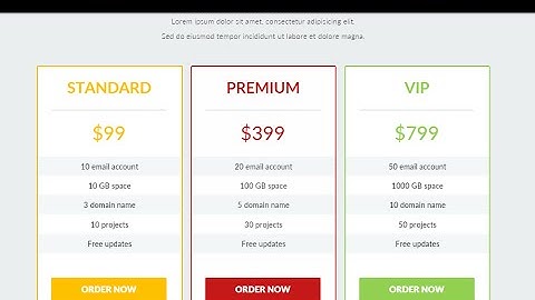 Adobe Muse Template "Landing Bomb" | How to edit "Pricing" section?