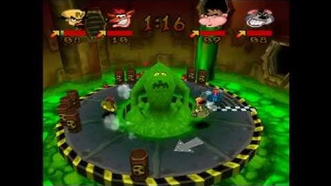 Crash Bash - Toxic Dash Gold Relic (Co-op with PR)