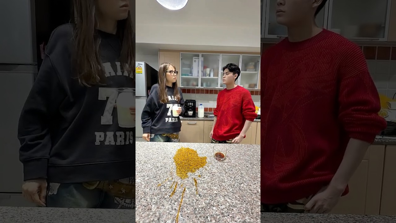 息が合わなすぎる親子…😱