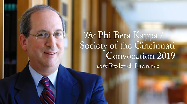 Phi Beta Kappa/Society of the Cincinnati Convocati...