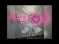 Большие цветы. Giant flowers rose for wedding decoration