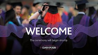 Graduation Ceremony 1: 11:00hrs Wednesday 8th July 2026