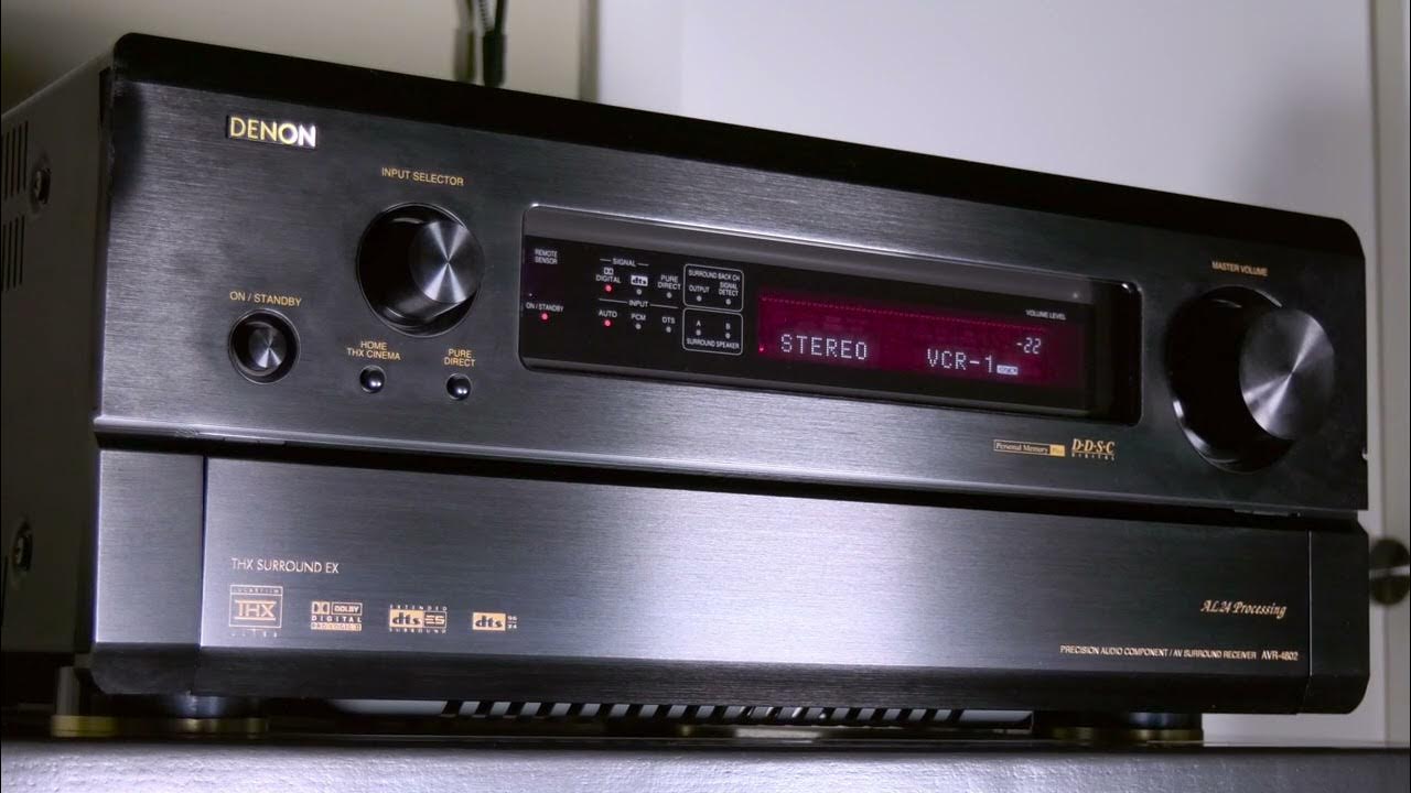 Denon AVR4802 playing some music to my Panasonic AGUX90. YouTube
