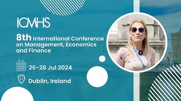 “ICMHS 2024 in Dublin | Ass. Prof. Dr. Tatjana Vukelić