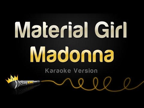 Madonna Material Girl Karaoke Version