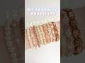 My Favorite Warm Color Bracelets 🧡🩷作ってみてね!