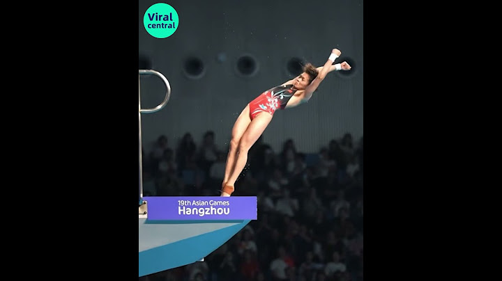 A PERFECT 10 DIVE. China's star diver Quan wins women's 10m platform at Hangzhou Asiad