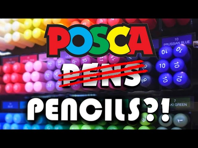 Review Of The Uni Mitsubishi POSCA Colored Pencils — The Art Gear Guide