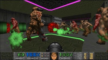 Doom II Death in Excess - Map 11 UV-MAX [TAS] in 10:10